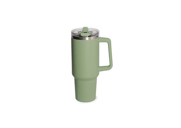Reisebecher aus Edelstahl, 1,15 l, grün productNameHtml