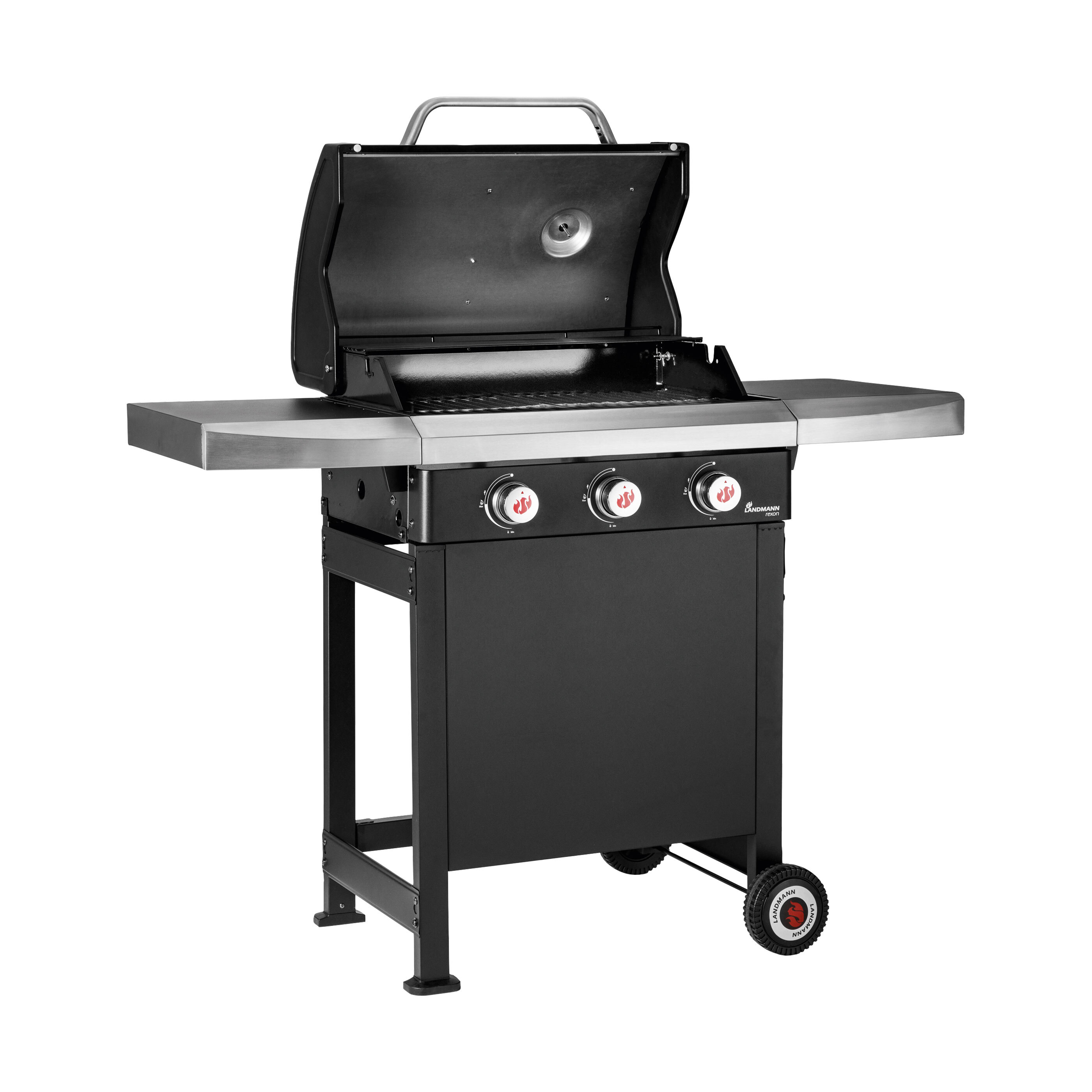 Gasgrill Rexon Pts 3.0 - Schwarz Gasgrill REXON 3.0 von LANDMANN