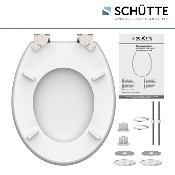 WC-Sitz mit Absenkautomatik, weiß