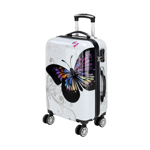 Hartschalenkoffer Butterfly M , 56 x 37 x 23 cm