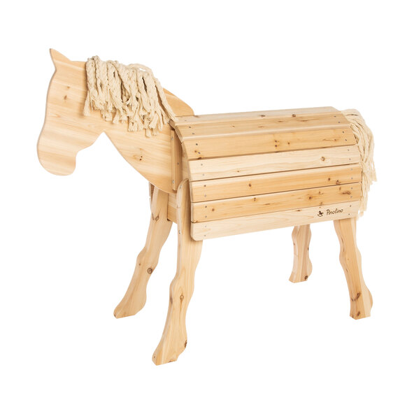 Holzpferd Niels, natur