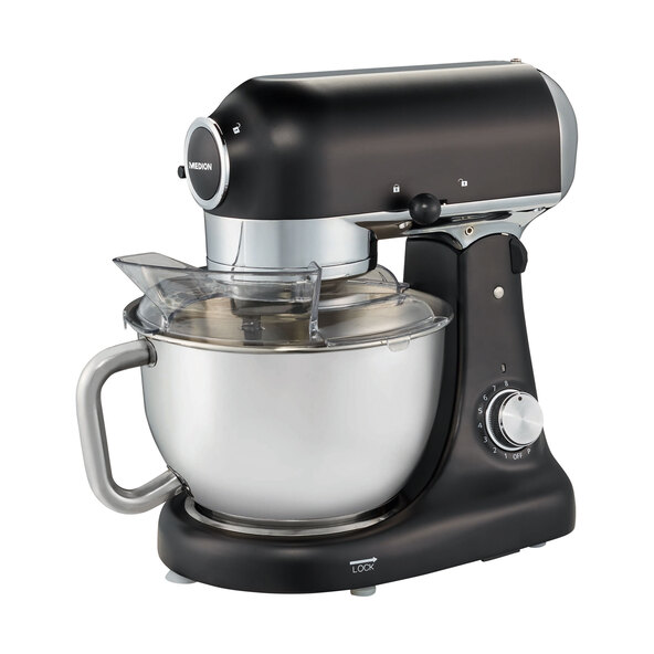 Premium-Küchenmaschine (MD16480), schwarz-matt