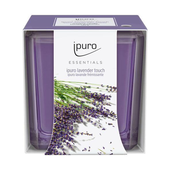 Duftkerze ESSENTIALS lavender touch, 6er Set