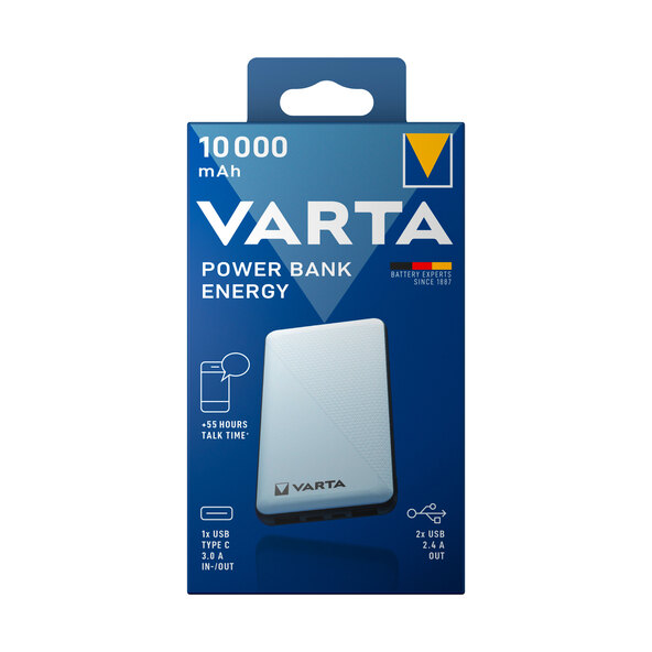 Powerbank Energy, inkl. Ladekabel,10.000 mAh