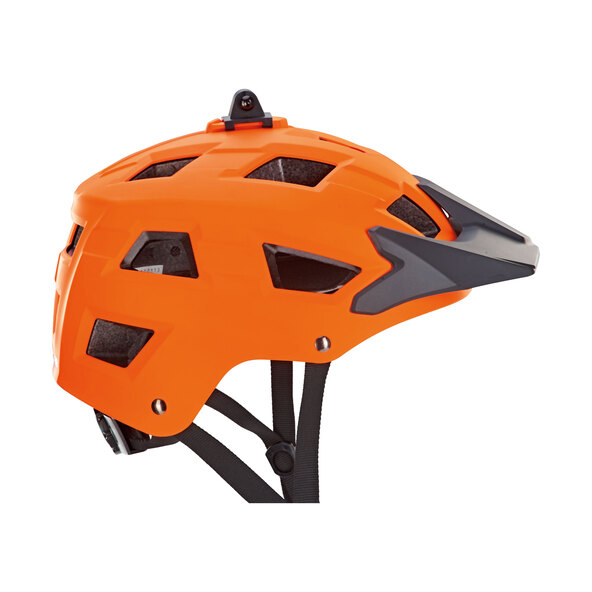 Fahrradhelm mit Halter für Action Cam orange 54-58 cm