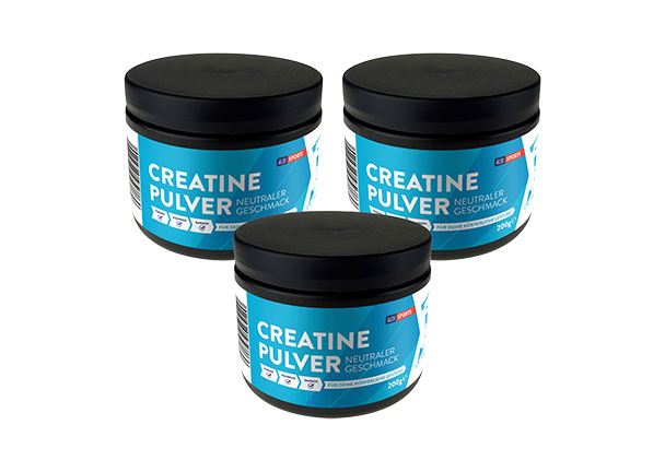 Creatinpulver, 3er Set (3 x 200 g = 600 g), Neutral productNameHtml