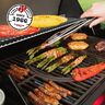 Belegtes Grillrost des Gasgrill Cool Black 4.1 maxX