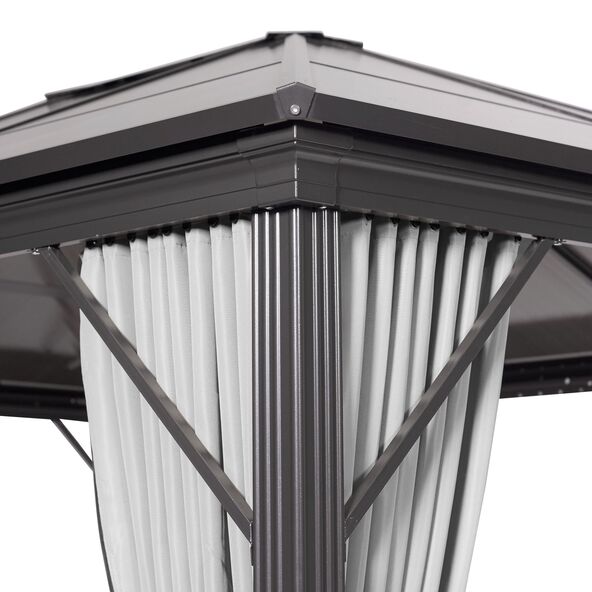 Profi-Pavillon mit Polycarbonatdach