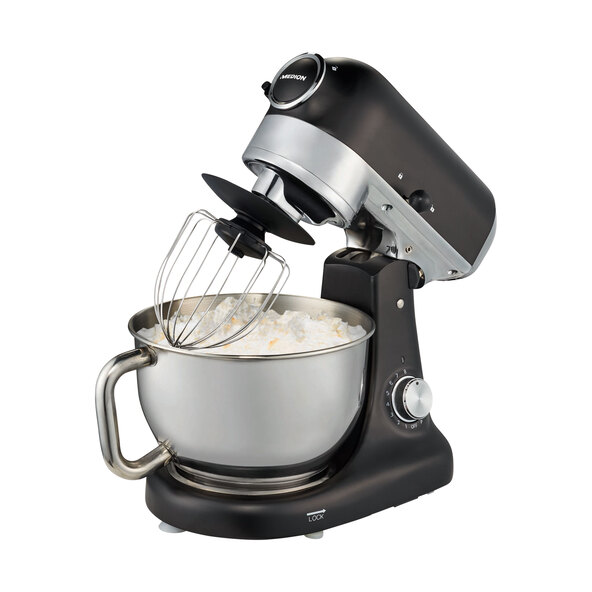 Premium-Küchenmaschine (MD16480), schwarz-matt