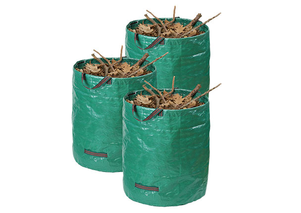 Faltbarer Gartenabfallsack, 272 l, 3er Set