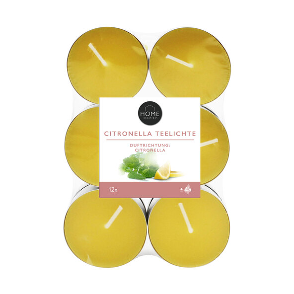 Citronella Teelichter, Light, 5er Set