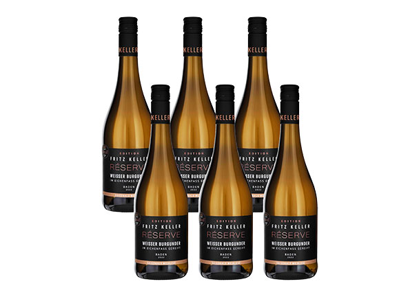 Baden Weißer Burgunder QbA Edition Fritz Keller Réserve, 6 Flaschen à 0,75 l