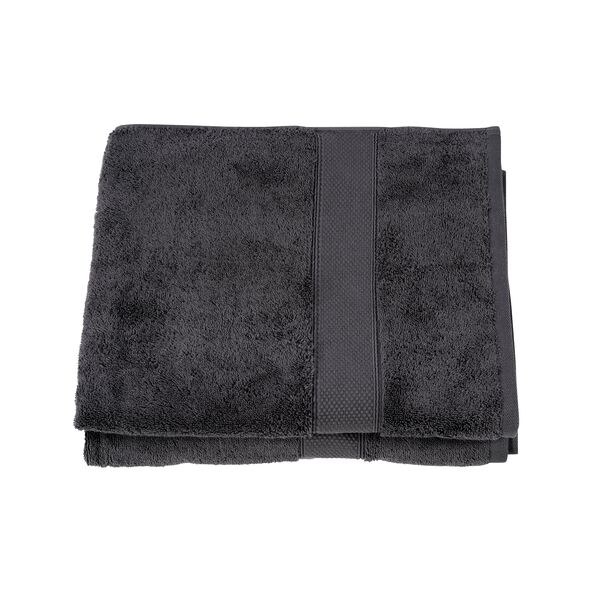 Frottier-Serie Hotel Duschtuch, 2er Set, anthrazit
