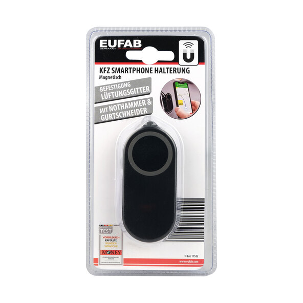 Eufab Handy-Kfz-Halterung 360° drehbar 95mm (max) 7 Zoll (max)