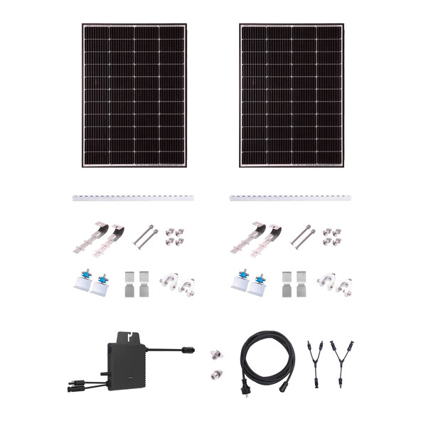 Balkonkraftwerk Dual Starter-Set, 2x 170 W
