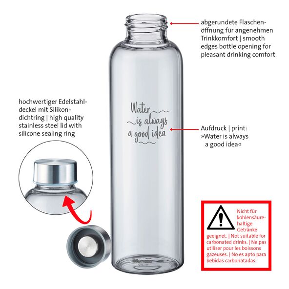 Trinkflaschen-Set, 0,55 l und 1 l