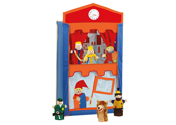 Kaspertheater mit Handpuppen-Set