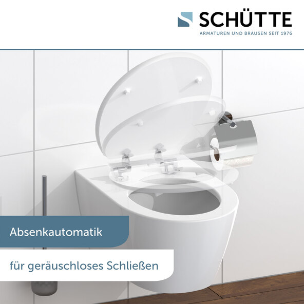 WC-Sitz mit Absenkautomatik, weiß