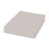 Leinen-Jersey Spannbetttuch, 90 x 200 cm, beige