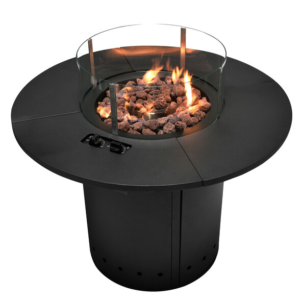Ambiente-Feuertisch, rund (Gas)