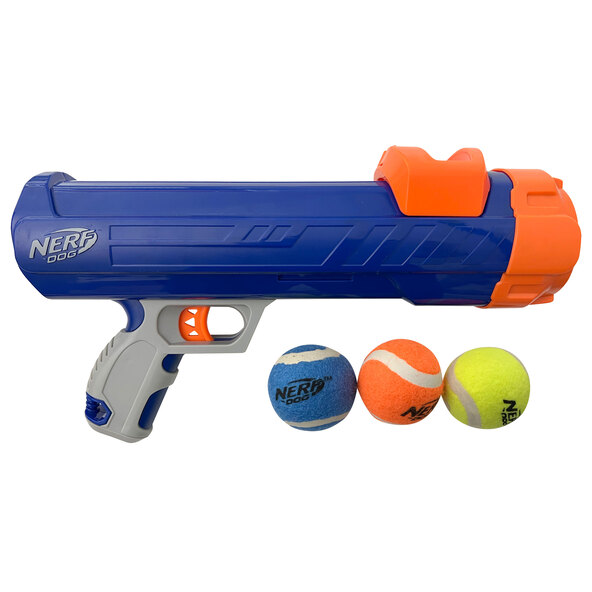 NERF Dog Ball Blaster mit 3 Bällen ALDI