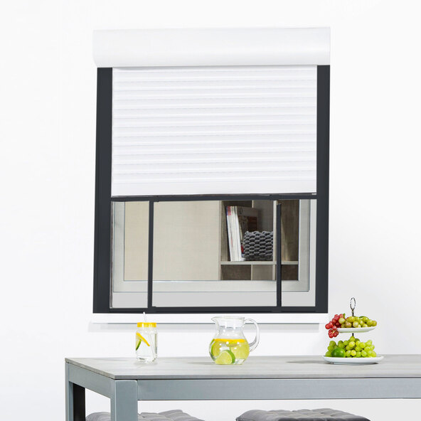 Insektenschutz Alu-Schiebefenster Comfy Slide 75 x 100 cm, anthrazit