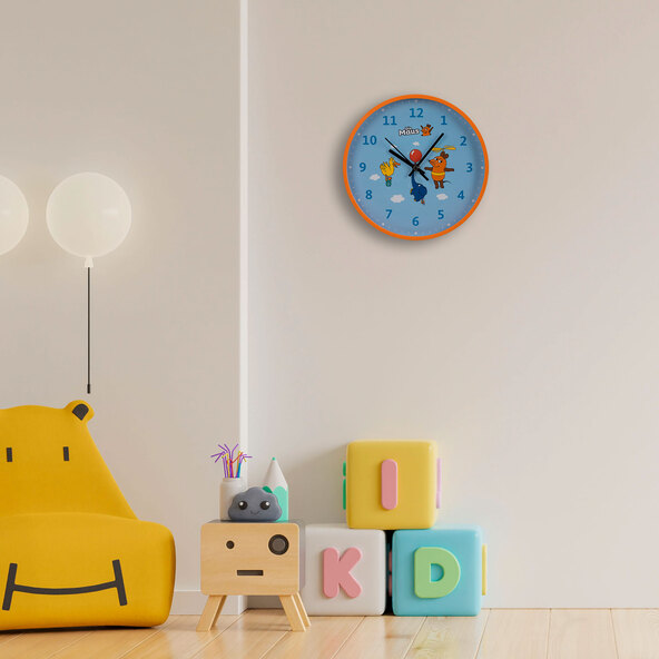 Kinder-Wanduhr "Maus, Elefant und Ente"
