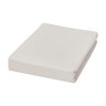 Jersey Spannbetttuch, 90-100 x 200 cm, silber
