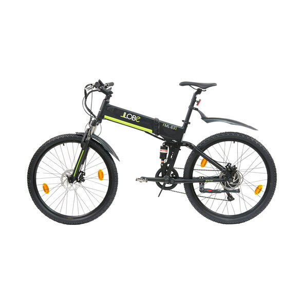 Falt-Mountain-E-Bike 27,5 Zoll FML 830, schwarz