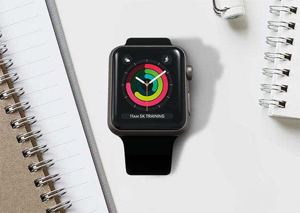 Watch Series 3, schwarz Watch Series 3, schwarz