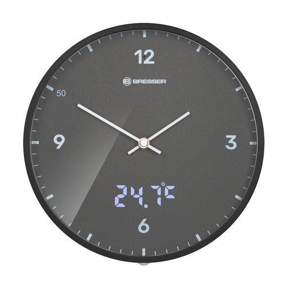Wanduhr MyTime LEDsec, anthrazit