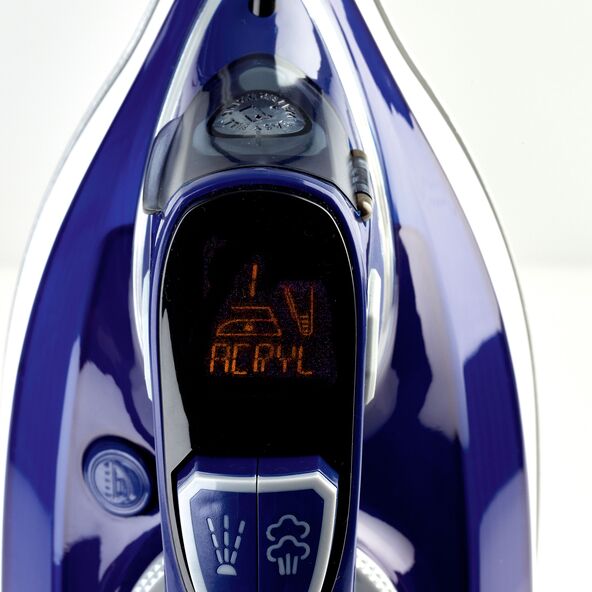 LCD Dampfbügeleisen, blau