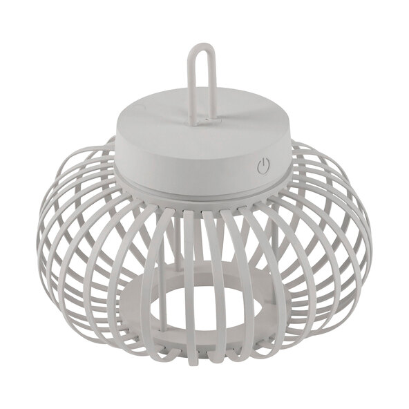 LED-Akku-Tisch- und Bodenleuchte Korga, weiß, ⌀ 25 cm