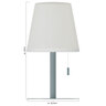 LED-Outdoor-Akku-Tischleuchte, einbeinig