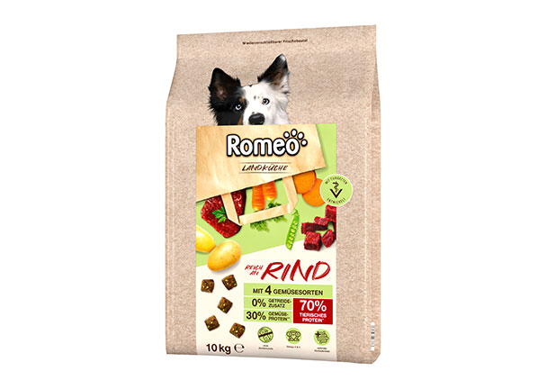 Hunde-Trockenfutter Landküche Rind, 10 kg