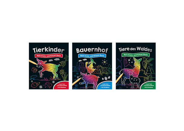 Bücher-Set "Kratzbücher"