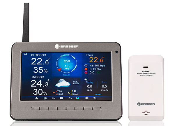 7 in 1 WLAN-Wetter-Center TFT Profi HD