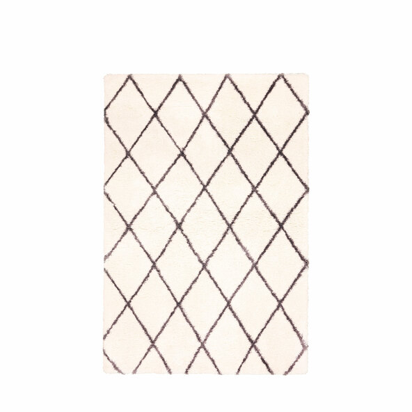 Hochflor-Teppich mit Berber-Muster