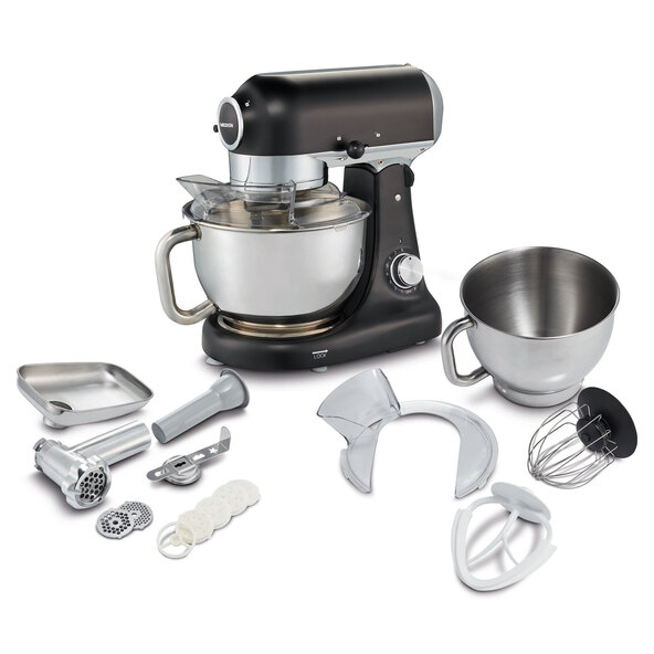 Premium-Küchenmaschine (MD16480), schwarz-matt