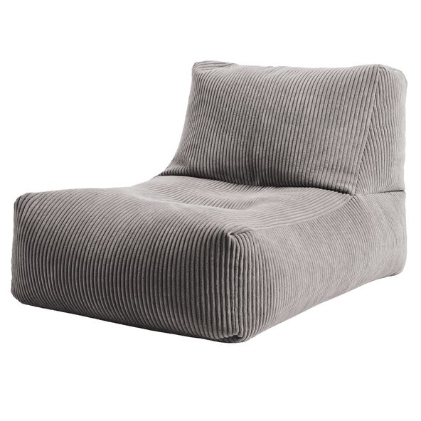 Indoor Sitzsack Shara Rock, antharazit