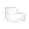 Talea Rock Outdoor Sitzsack, sand