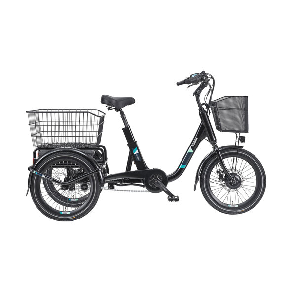 E-Dreirad TC500, 20", schwarz