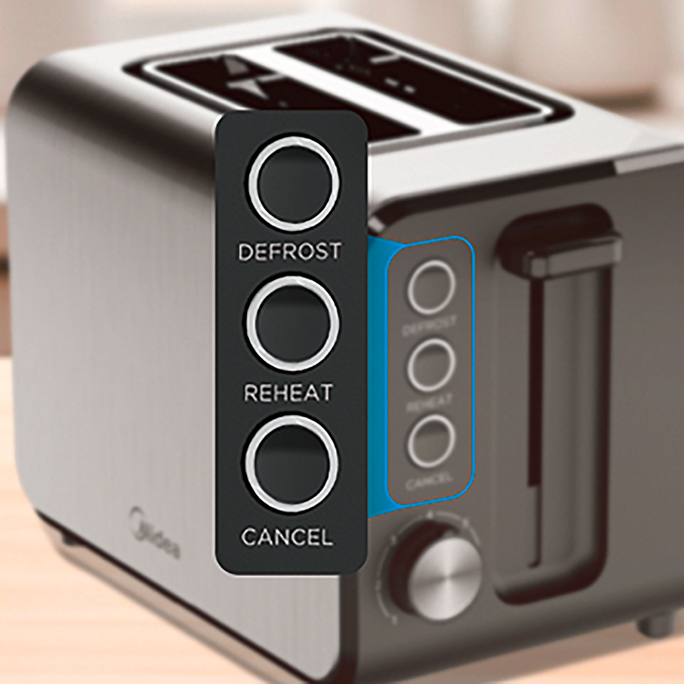 MIDEA Toaster MTRW2L20W ALDI