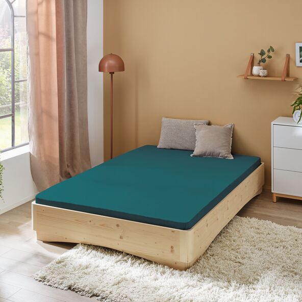 Jersey-Spannbetttuch 140–160 x 200 cm, grün