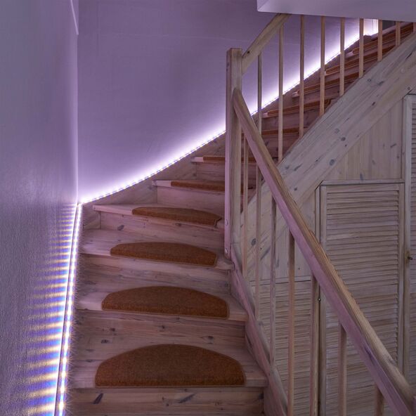 LED-Strip mit Musiksensor, 5 m, 2er Set