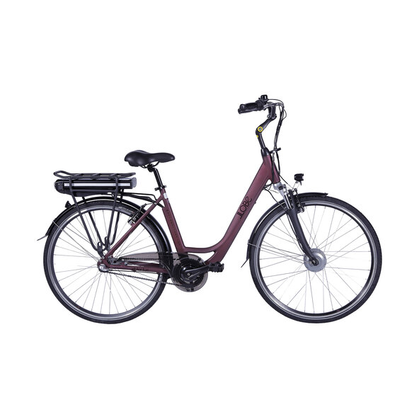 City-E-Bike Metropolitan Joy, bordeauxrot, 28 Zoll