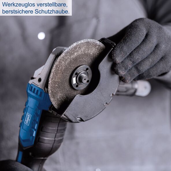 Akku-Winkelschleifer C-AG125-X, ohne Akku und Ladegerät