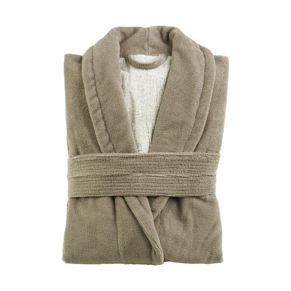 Bademantel Turin, taupe, S