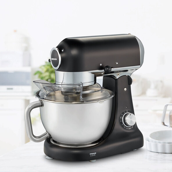 Premium-Küchenmaschine (MD16480), schwarz-matt