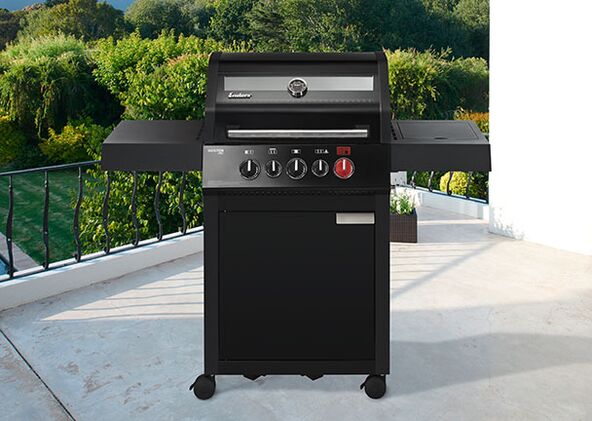 Gasgrill Boston Black Pro 3 SIKR Turbo